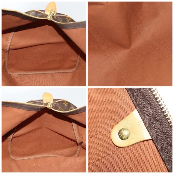 LOUIS VUITTON Monogram Keepall 60 Boston Bag M41422 LV Auth 119828 - Picture 15 of 16